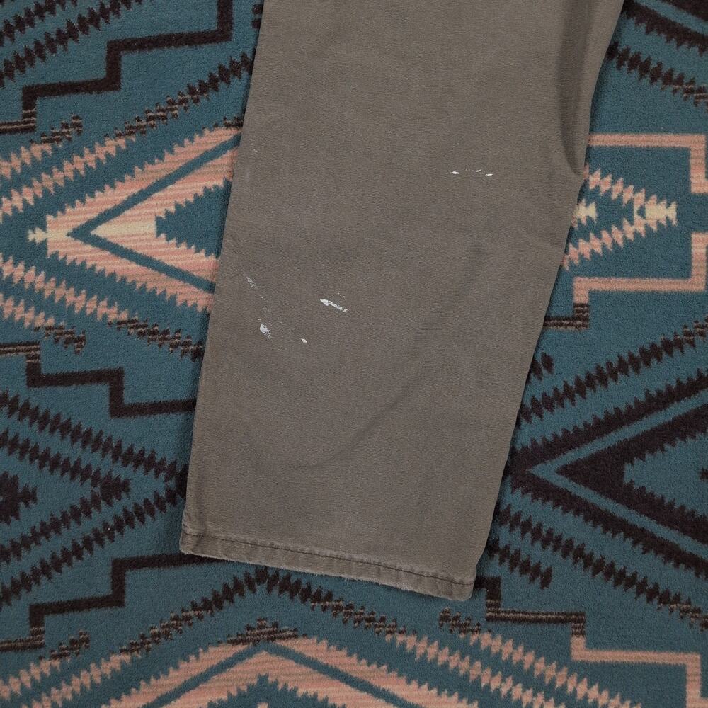 Vintage Carhartt Double Knee Pants Dungaree Fit 30x29 B195 LBR Distressed Paint - Picture 10 of 16
